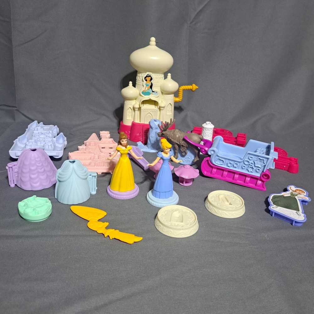 Play-Doh Disney Princess Sparkle Kingdom &โ Frozen Sled Adventure Stamper Sets